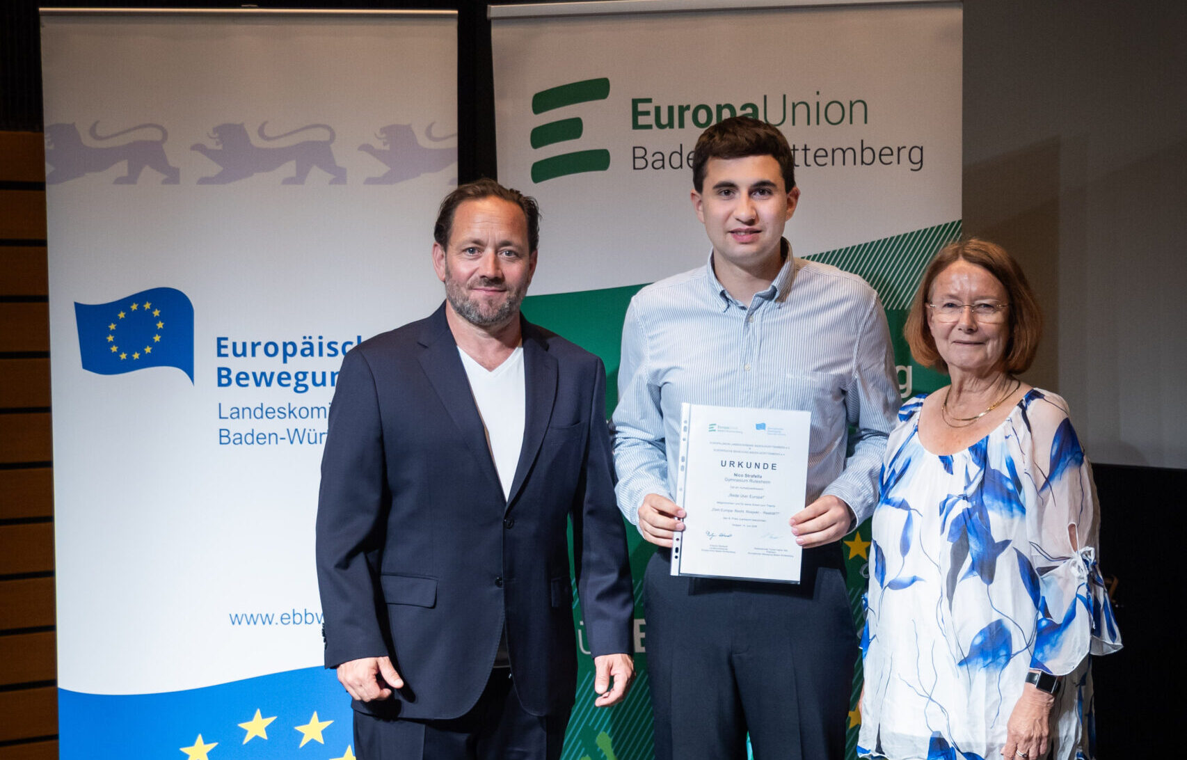Ludwigsburg, Baden-Württemberg, 18.06.2026:
EUBW LGF: Preisverleihung Rede über Europa! im Haus der Geschichte Baden-Württemberg in Stuttgart

Notiz: No model release. Kein Einverständnis für Werbung, keine Weitergabe an Dritte.