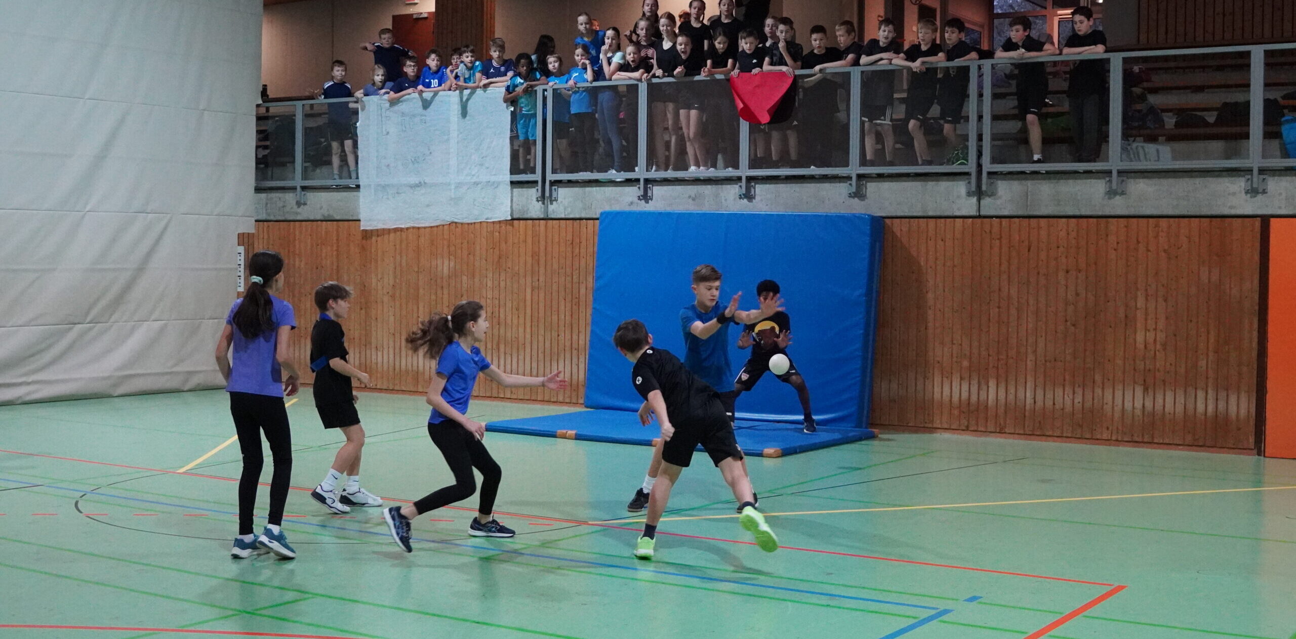 Nikolausturnier der Klassen 5 und 6 Spielsituation