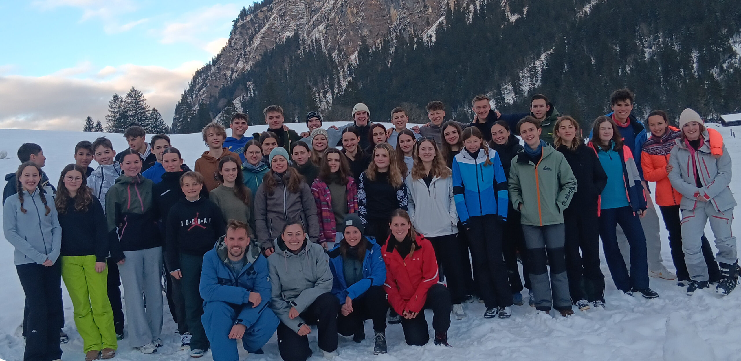 Gruppenbild der SMV-Skiausfahrt