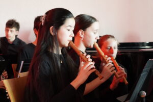 Szene aus Singspiel Till Eulenspiegel Klasse 5