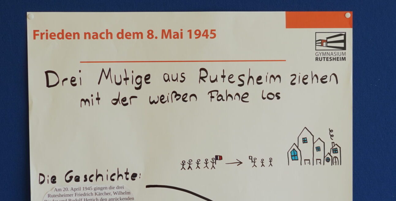 Ausstellungsplakat der Ausstellung zu 80 Jahre Kriegsende