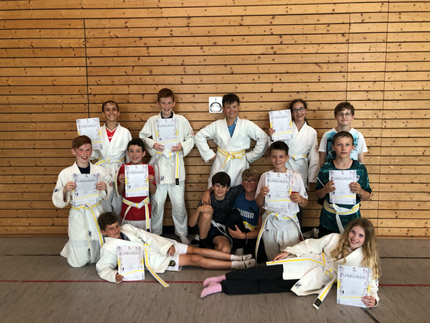 Judoprüfung Gruppenbild